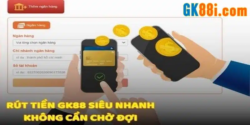 Đánh giá GK88 có uy tín không thông qua giao dịch nạp và rút tiền